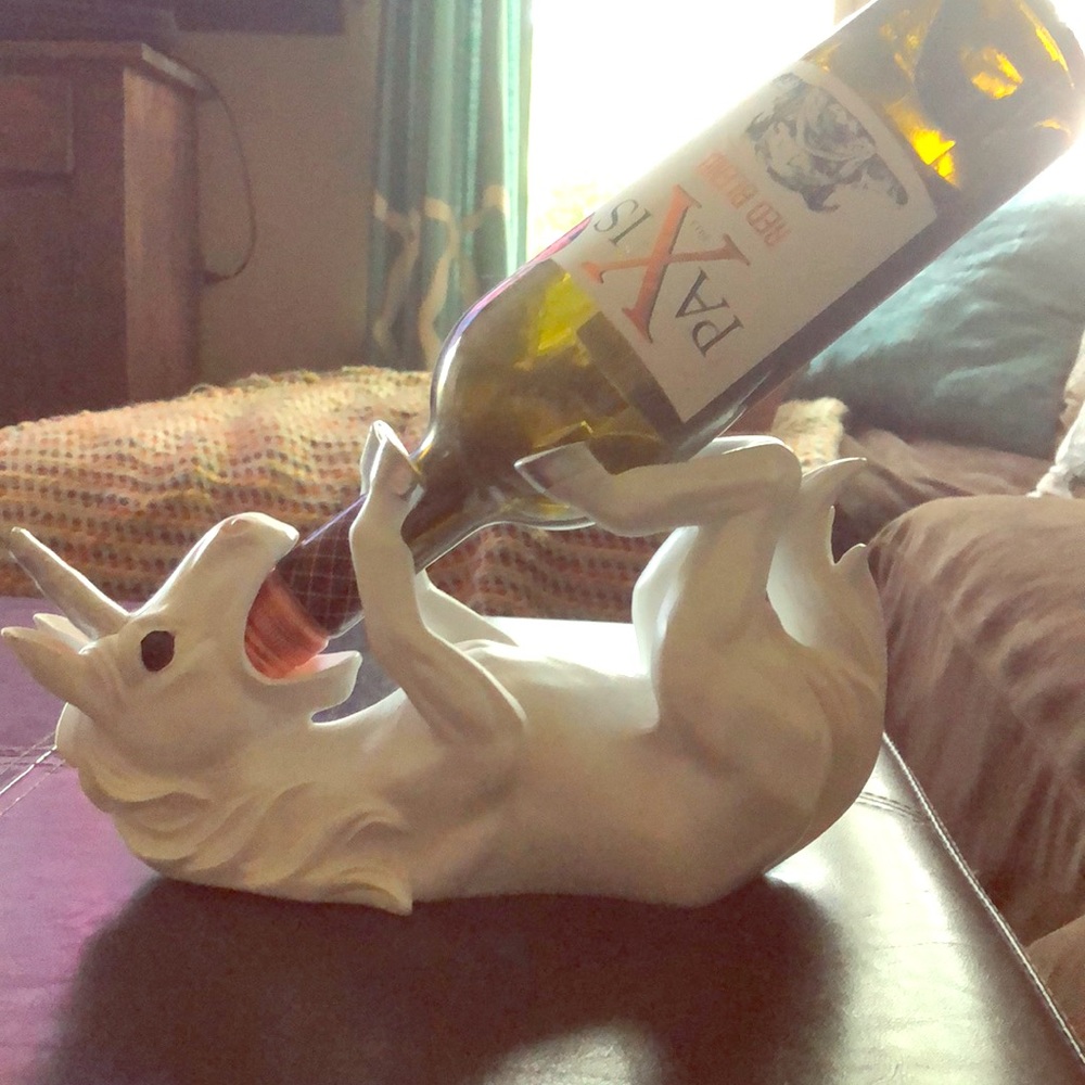 Unicorn Wine Bottle Holder